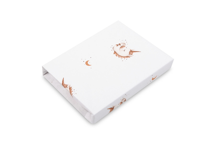 PRZEŚCIERADŁO DRUKOWANE BAWEŁNA UNICORN BEIGE 60X120