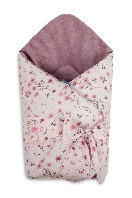 ROŻEK VELVET BLOOM PINK 75X75
