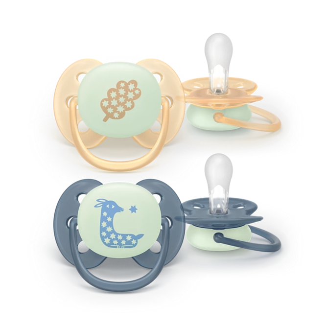 SCF094/03 PACIFIER ULTRA SOFT 6-18 NIGHT