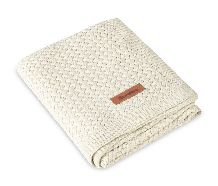 BLANKET GRIDO 80X100 WARM BEIGE