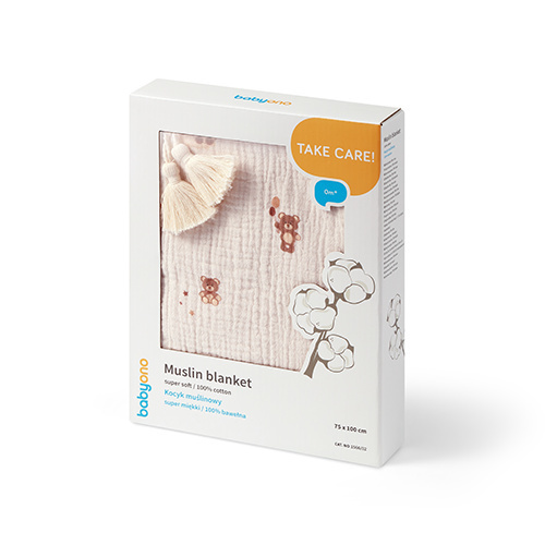 1566/02 BEIGE MUSLIN BLANKET