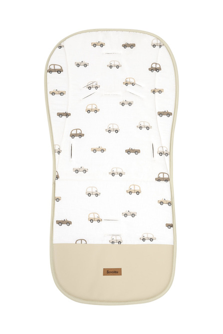 STROLLER INSERT MUSLIN CARS