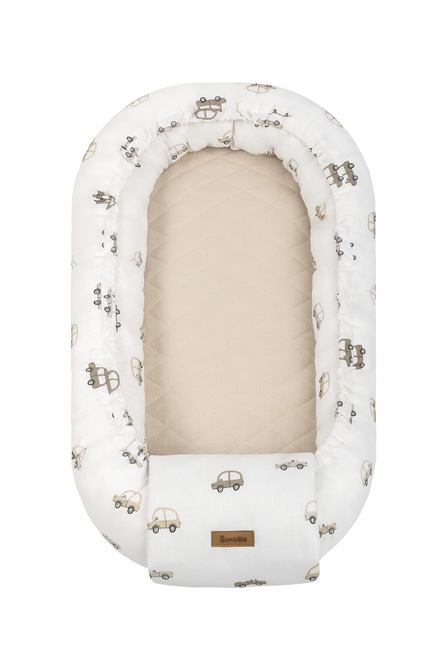 BABY NEST MUSLIN 80X45 CARS