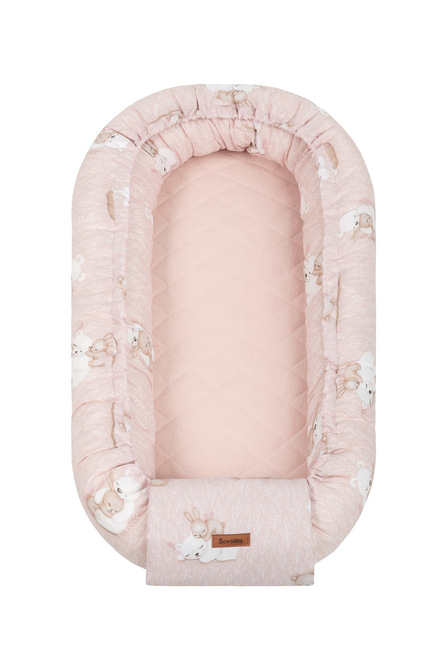 BABY NEST MUSLIN 80X45 BEAR AND RABBIT