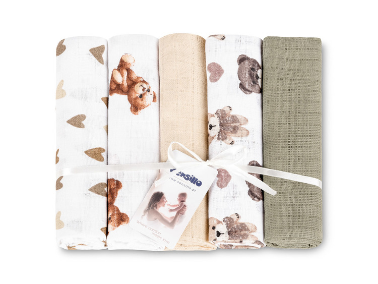 PIELUCHA TETRA 70X80 5-PACK TEDDY BEIGE
