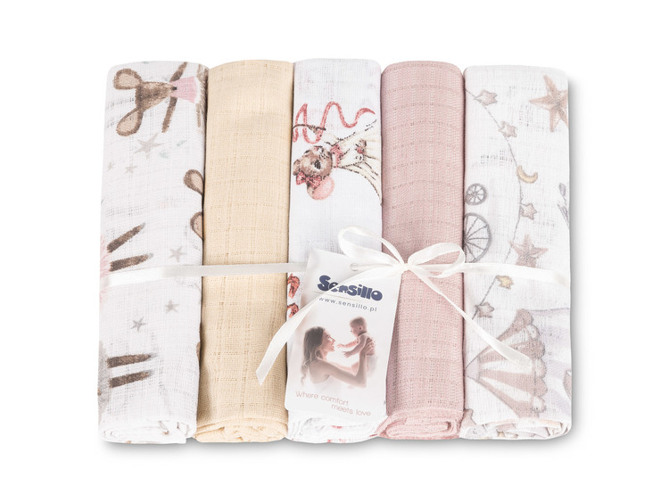 PIELUCHA TETRA 70X80 5-PACK MOUSE PINK