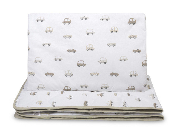 2 PIECE BEDDING ALL-YEAR CARS 100X135 40X60