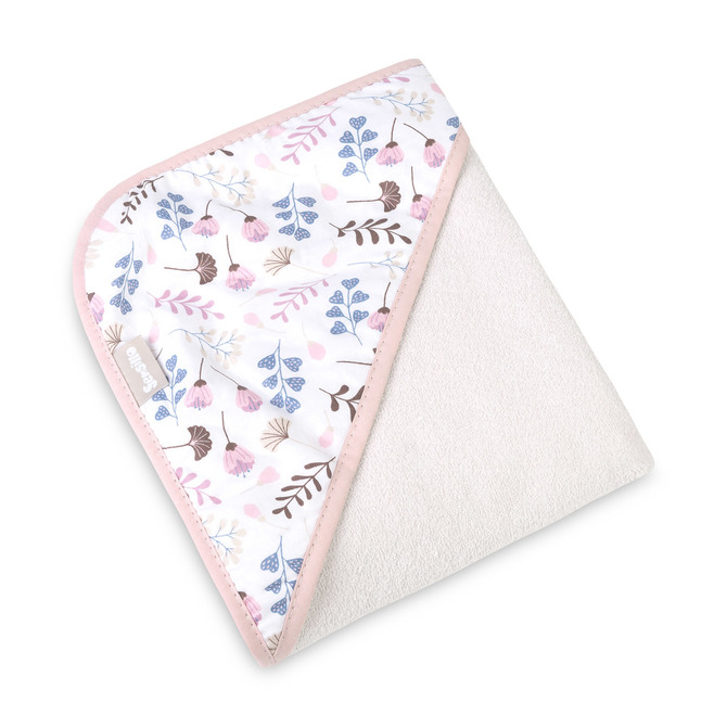 BATH COVER TERRY 100X100 LUVI TWIGS PINK
