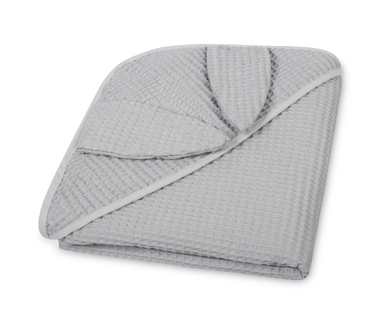 BATH COVER WAFFLE GREY 110X110