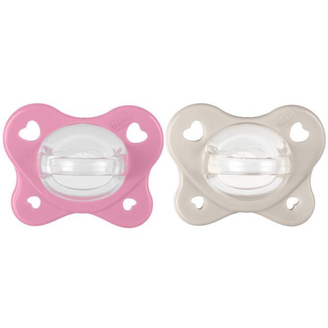 175420 PACIFIER PHYSIOFORMA DUAL SOFT 6-16M 2PCS PINK
