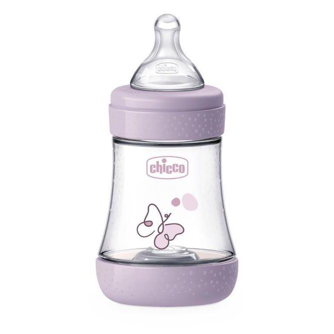 180912 Perfect5 Slow Flasche, 150 ml, Silikonsauger, Mädchen
