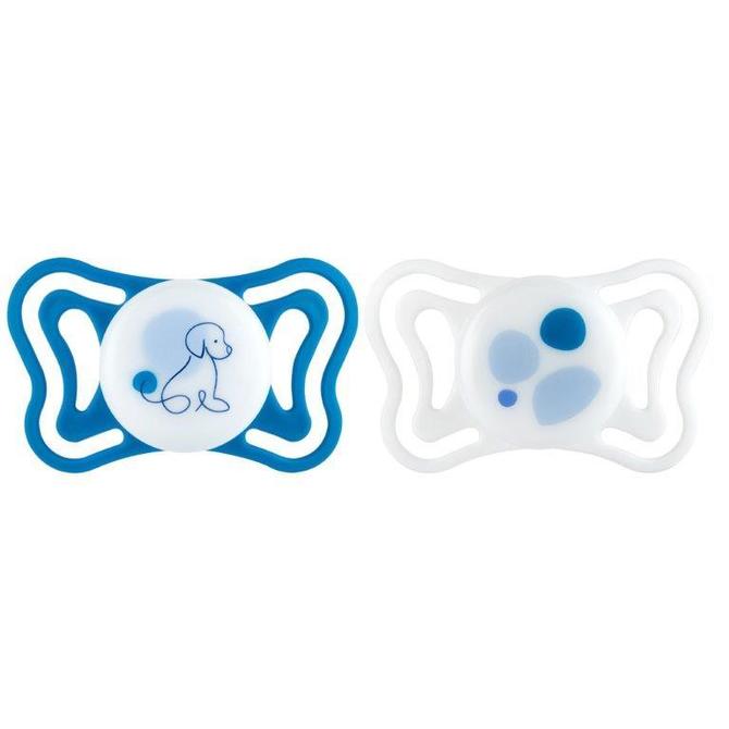 186037 PHYSIOFORMA LIGHT SILVER PATTERN 6-16M 2PCS BLUE