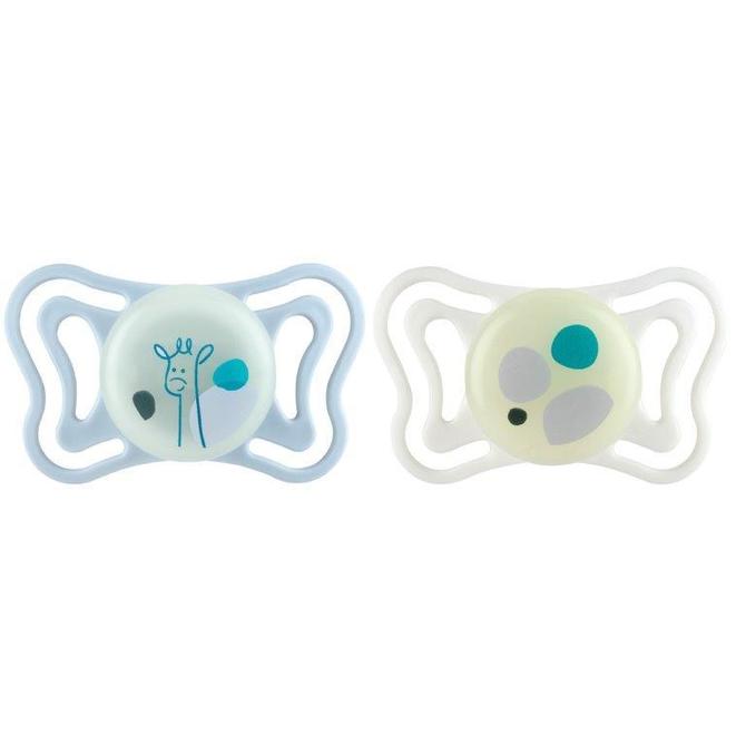 186013 PHYSIOFORMA GLOW SILVER PATTERN 2-6M 2PCS BLUE