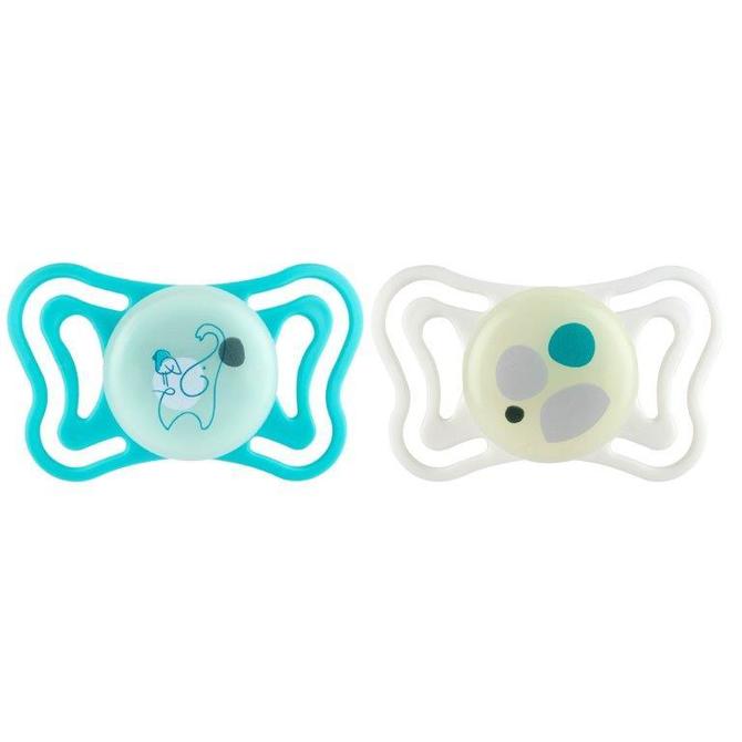 186044 PHYSIOFORMA GLOW SILVER PATTERN 6-16M 2PCS SEA