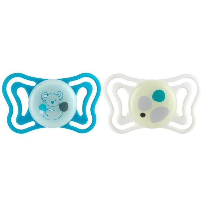 186075 PHYSIOFORMA GLOW SILVER PATTERN 16-36M 2PCS GREEN