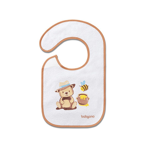 832/01 BEIGE TERRY BIB