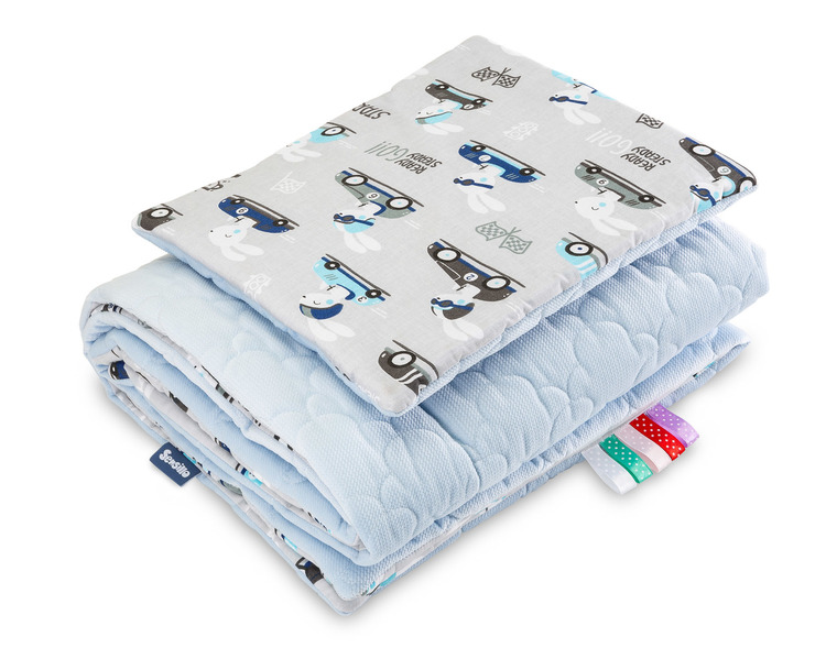 SET VELVET BLAU / HASEN RENNEN