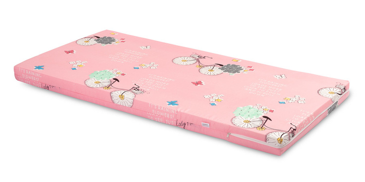 Cot Insert bikes pink 120X60