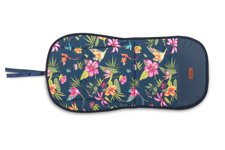EINLAGE FÜR KINDERWAGEN VELVET MARINEBLAU KOLIBRI