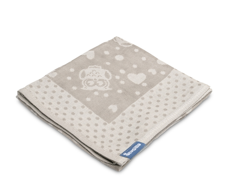 BAMBOO DIAPER LATTE OWLS 65X75