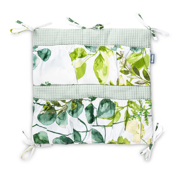 BETTTASCHE WAFFELPIQUÉ EUKALYPTUS MINZE