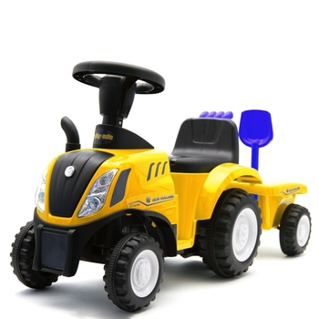 45785/658T JEŹDZIK TRAKTOR Z PRZYCZEPĄ  ŻÓŁTY