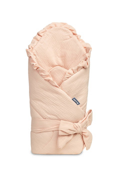 BABY NEST CONE WRAP MUSLIN ICING 75x75