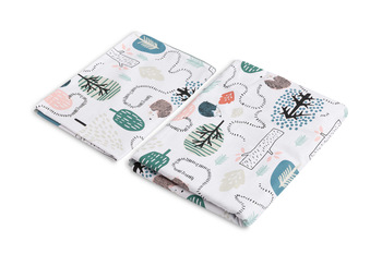 2 PIECE BEDDING HEDGEHOGS EMERALD 100X135 CM