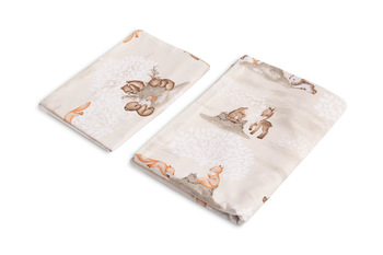 2 PIECE BEDDING GROVE BROWN 100X135 CM