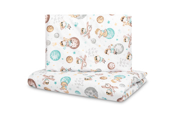 2 PIECE BEDDING PLANETS 100X135 CM