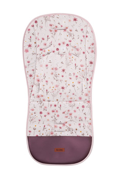 WKŁADKA DO WÓZKA VELVET BLOOM PINK