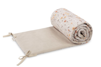 OCHRANIACZ DO ŁÓŻECZKA VELVET BLOOM BEIGE