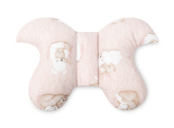 BUTTERFLY PILLOW 26x35 BEAR AND RABBIT