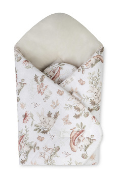 BABY WRAP COTTON FOREST'S GIFTS BEIGE 75X75