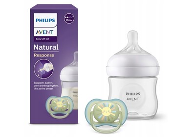 SCD837/10 Air Response Flasche + Sauger-Set Natural