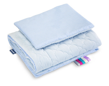 SET VELVET BLAU / PUNKTE