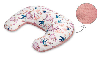 STILLHÖRNCHEN MINKY RETRO ROSA VÖGEL
